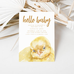 Boho Western Chick Theme Baby shower Uitnodiging