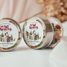 Boho Western Desert | Bruidsfeestje Ronde Sticker