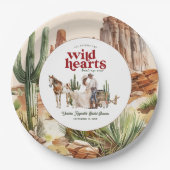 Boho Western Desert | Bruidsuitnodiging Papieren Bordje (Voorkant)