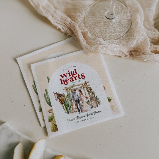 Boho Western Desert | Bruidsuitnodiging Servet