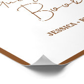 Boho Western Gelieve te ondertekenen ons Gastenboe Poster (Hoek)