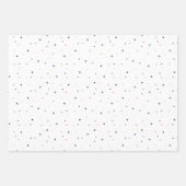 Boho Western kerstCollectie - blauw Inpakpapier Vel (Voorkant 3)