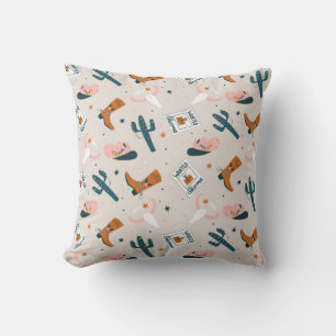 Boho Western Kerstmis - Beige Kussen