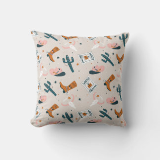 Boho Western Kerstmis - Beige Kussen