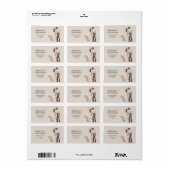 Boho Western Ranch Trouwretouradres Etiket (Full Sheet)