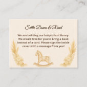 Boho Western Rocking Horse Boeken voor Baby Kaart (Voorkant)