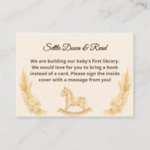 Boho Western Rocking Horse Boeken voor Baby Kaart