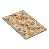 Boho Westerne Bloemen Rustieke Cowgirl Grunge Notitieboek (Rechterzijde)