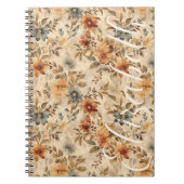Boho Westerne Bloemen Rustieke Cowgirl Grunge Notitieboek (Voorkant)