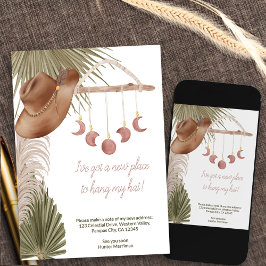 Boho Westerne Nieuwe Plaats om Pet te hangen Beweg Aankondiging