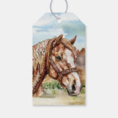 Boho Westerse Bruidsdouche | Dank je Cadeaulabel (Achterkant)