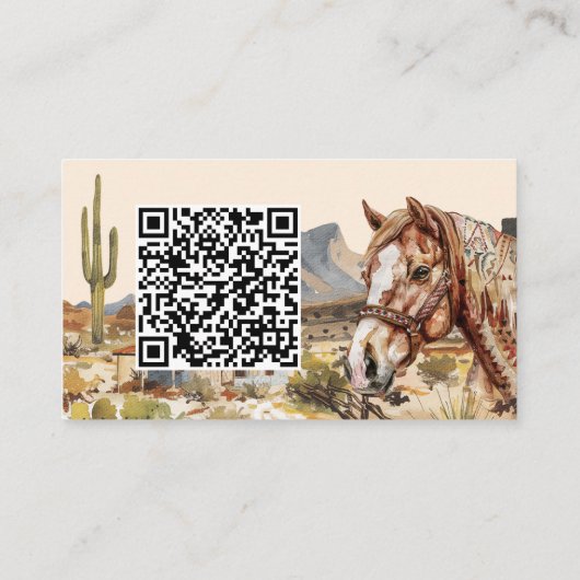 Boho Westerse Trouw Bruidsfeest Cadeau Registratie Informatiekaartje (Achterkant)