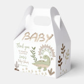 Boho whimsical dinosaur oh baby baby shower bedankdoosjes (Voorkant Zijde)
