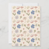 Boho Whimsical Gender Neutral Baby shower Kaart (Achterkant)