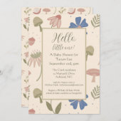Boho Whimsical Gender Neutral Baby shower Kaart (Voorkant / Achterkant)