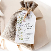 Boho Whimsical Wildflower Meadow Wedding Favoriet Cadeaulabel