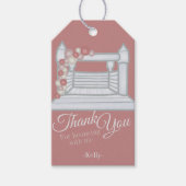 Boho White Bounce House Cadeaulabel (Voorkant)