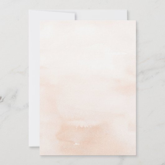 Boho White Orchids Pampas Grass Rehearsal Dinner Kaart (Achterkant)