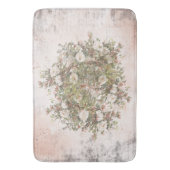 Boho White Rose Badmat (Voorkant Verticaal)