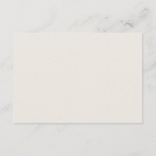 Boho White Rose Bloemen QR Code Trouwdetails Informatiekaartje (Achterkant)