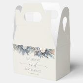 Boho White Rose Bloemen Tuin Tuin Huwelijk Bedankdoosjes (Geopend)