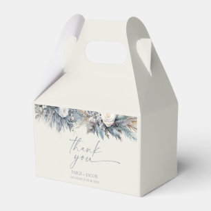 Boho White Rose Bloemen Tuin Tuin Huwelijk Bedankdoosjes