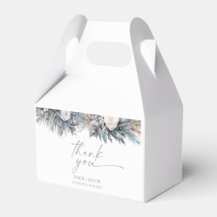 Boho White Rose Bloemen Tuin Tuin Huwelijk Bedankdoosjes