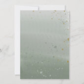 Boho White Roses Eucalyptus 70e verjaardag Kaart (Achterkant)