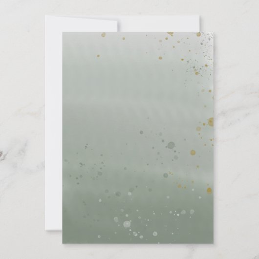 Boho White Roses Eucalyptus 70e verjaardag Kaart (Achterkant)