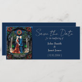 Boho Wicca Bruiloft Save the Date (Voorkant / Achterkant)