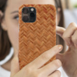 Boho Wicker Rattan Basketweve Case-Mate iPhone Case<br><div class="desc">Dit ontwerp is ook beschikbaar op andere telefoonmodellen. Kies het Type van Apparaat om andere hoesjes van iPhone, van Samsung Galaxy of van Google te zien. Sommige stijlen kunnen worden gewijzigd door Stijl te selecteren als dat een optie is. Dit ontwerp kan op het gebied worden gepersonaliseerd dat door de...</div>