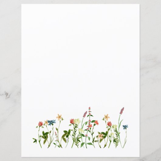 Boho Widflower Advice voor het teken van de bruid (Achterkant)