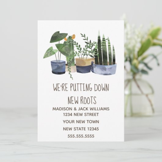 Boho | Wijzig adres | Verplaatsingsaankondiging (Staand voorkant)