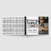 Boho Wild Een 1e Verjaardag Foto Gastenboek (Volledig)