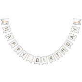 Boho wild een eerste verjaardag bunting banner (Alle)