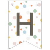 Boho wild een eerste verjaardag bunting banner (Tweede vlag)