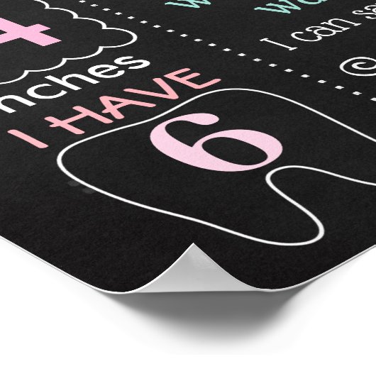 Boho Wild een Indiaanse geboortedag Poster (Hoek)