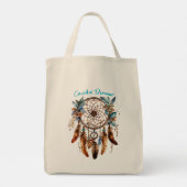 Boho Wild en gratis kruidenier Tas (Achterkant)