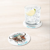 Boho Wild en gratis Ronde Kartonnen Onderzetter (Insitu)