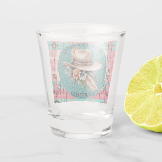 Boho Wild en gratis tequila Shot Glas (Achterkant)