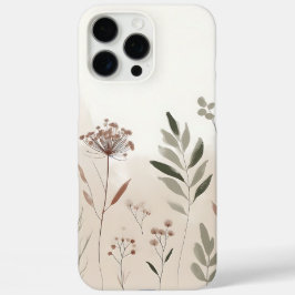 Boho Wild Flower | Woestijntuin Bloemenpatroon iPhone 16 Pro Max Hoesje