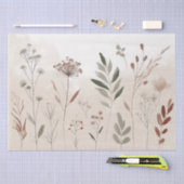 Boho Wild Flower | Woestijntuin Bloemenpatroon Tissuepapier (Craft)