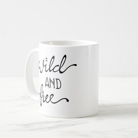 Boho Wild & gratis handlettering Koffiemok (Voorkant links)