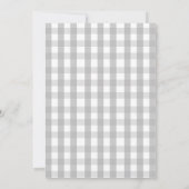 Boho Wild One Bloemen Baby Shower Kaart (Achterkant)