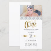 Boho Wild One | Eerste verjaardag (Voorkant / Achterkant)