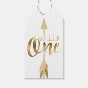 Boho Wild One   Eerste verjaardag Cadeaulabel
