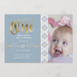 Boho Wild One | Eerste verjaardag Kaart