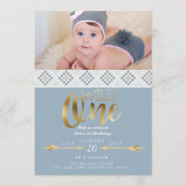 Boho Wild One | Eerste verjaardag Kaart