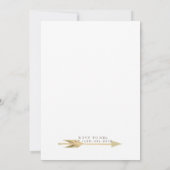 Boho Wild One | Eerste verjaardag Kaart (Achterkant)