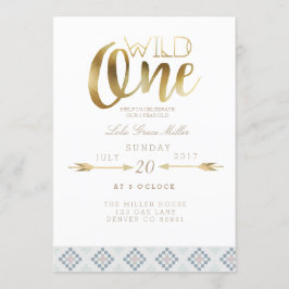 Boho Wild One | Eerste verjaardag Kaart